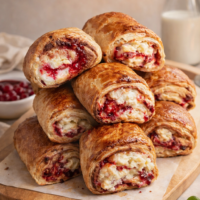 Солодкий сир та вишневий топінг